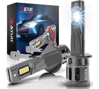 KATUR H1 LED Lampadine Fari per Auto Canbus 80W 16000LM 6000K Bianco Senza Fili