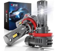 KATUR H11 LED Lampadine Fari per Auto Canbus 100W 20000LM 6000K Bianco Senza