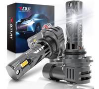 KATUR Lampadine Fari Auto Canbus 100W 20000LM 6000K Bianco Senza Fili Plug &