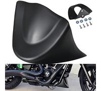 KATUR Motocicletta Mentoniera Inferiore Spoiler Anteriore Air Dam Compatibile con Harley Davidson Sportster 2004-2014 Xl883 Xl1200 2004-2015 (Nero Opaco)