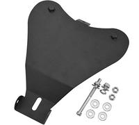 KATUR Piastra di Base per Sedile Unico per Motocicletta Piastra di Base Piastra di Base Acciaio Resistente Nero Adatto per Harley Sporster 883 1200 Chopper Bobber (Piastra di Base con Kit Molla Nera)