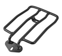 KATUR Scaffale di Supporto per Portapacchi per Moto Adatto per Sedile Singolo Posteriore 180mm (7 ") Nero Adatto per Harley Harley XL Sportsters Iron 48 883 XL1200 2004-2018