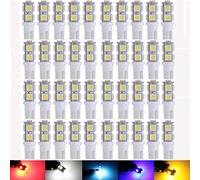 KaTur T10 194 168 168 NA 175 2825 W5 W 5050 9-smd interno auto LED Lampadina Luci targa laterale Reverse porta cortesia cupola mappa lampadina LED DC 12 V bianco 10-pack
