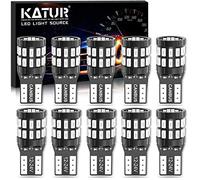 KATUR T10 W5W LED 194 168 2825 Lampadina Cuneo LED CANBUS Senza errori Super Luminoso Blu 30x3014SMD 12-24V per Luci Car Dome Map Door Luce di cortesia per Targa (Versione aggiornata)