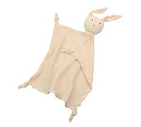 Katutude Asciugamano Lenitivo Peluche Ripiene, lenitivo Asciugamano Fazzoletto confortante con Coniglio, Mini Bambino Asciugamani per Compleanno Natale Regalo per 0-36 Mesi Bambini