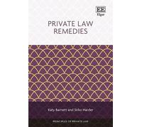 Katy Barnett Sirko Harder Private Law Remedies (Copertina rigida)