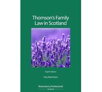 Katy Macfarlane Thomson's Family Law in Scotland (Tascabile)
