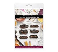 Katy Sue Craft Molds - Stampo in silicone a forma di mini placche, per creazioni artistiche e miste, da utilizzare con argilla polimerica e ad asciugatura all'aria, resina, cera, porcellana fredda e
