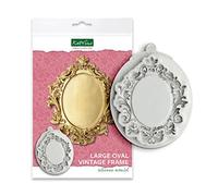 Katy Sue Grande stampo ovale in silicone per decorazione di torte e artigianato