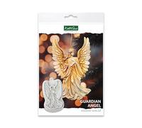 Katy Sue Katy Sue Designs - Stampo in silicone a forma di angelo custode, per decorazione torte e lavoretti artigianali, da utilizzare con pasta di zucchero e argilla essiccante all'aria