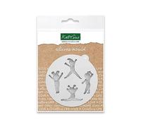 Katy Sue Stampo in silicone a forma di ginnasta in miniatura per decorazione torte e artigianato, dimensioni stampo 80 x 75 x 10 mm
