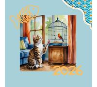 Katzen - Kalender 2026: mit Katzen durchs Jahr