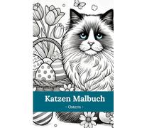 Katzen Malbuch: Ostern