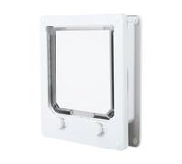 Katzenklappe für Innentüren - -Zugangstür für Katzen und Kätzchen, 4-Wege-Verriegelung, Wetterfestes Design, Einfach zu Installieren, Sicherer und Praktischer Zutritt für Zuhause, Wohnzimmer,