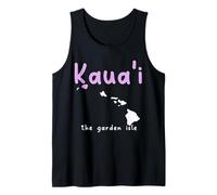 Kauai Hawaii The Garden Isle Surf Hawaiian Souvenir Surfer Canotta