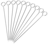 Westmark Set spiedi per rollè, 10 pz., Angespitzt, Lunghezza 10 cm l'uno, Acciaio inox, Argento, 10222270