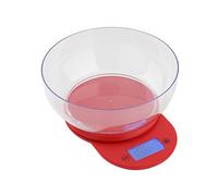 KAUFGUT BILANCIA CUCINA DIGITALE ABS ROSSA 5KG/1G EVA 033340