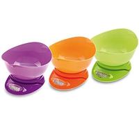 Bilancia da cucina digitale con piatto color 5 kg div.1 gr 3 Colori
