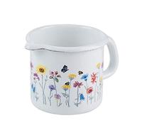 KAUFGUT PIGNATTA 'FLORA' SMALTATA ?10CM 0.75L RIESS 11312