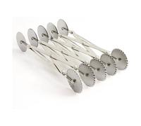 Kaufgut Taglia pasta professionale 5 liscie + 5 rotelle dentate EVA Cromo 040691