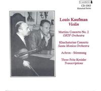 Kaufman, Louis - Louis Kaufman-Violin-Marti