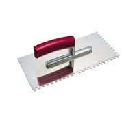 Kaufmann Cazzuola liscia dentata / inox