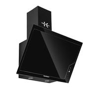 KAUFMANN FAVORE 60 BL, cappa aspirante 60 cm, 1000 m³/h/nero vetro/scarico aria