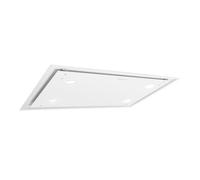 KAUFMANN Tegmento 90 WH, cappa aspirante 90 cm, 850 m³/h, vetro bianco