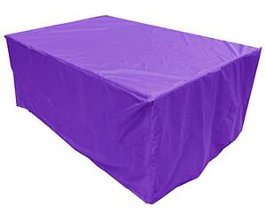 Kaufpirat Premium Copertura per i Mobili da Giardino 70x70x70 cm Custodia Protettiva Copri Copertura Rivestimento per Sedili Impermeabile Resistenza all'Acqua di 6.000 mm Viola