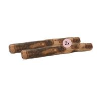 Kauies Bastone da masticare per cani con olio di salmone, 100% naturale, vegano e senza calorie, giocattolo per cani di lunga durata in legno privo di sostanze nocive, prodotto in Germania, taglia M