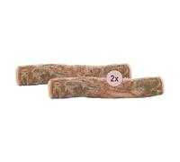 Kauies Ossa da masticare in legno di ulivo per il tuo cane, 100% naturale, vegano e senza calorie, giocattolo per cani di lunga durata in legno privo di sostanze nocive, prodotto in Germania, taglia L