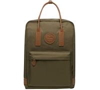 KAUKKO Kf Zaino da uomo, Verde cachi [K1007-2], 12 Inches, Zaino casual