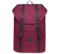 KAUKKO Zaino bello e ben pensato con scomparto per computer portatile da 15 pollici, per scuola, università, 22 l, Rosso Jnl-ep6-15-30, Taglia unica, Zainet