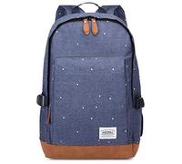KAUKKO Zaino bello e ben pensato con scomparto per laptop da 15" per scuola, università, 22 litri, Blu 04, L, Zaini giorno