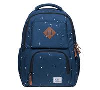 KAUKKO Zaino bello e ben pensato con scomparto per laptop da 15" per scuola, università, 22 litri, Blu Jnl-k8008-1-12, Taille unique, Zaino daypack