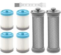 Kaulolado - Filtro di ricambio A10 A11, compatibile con Tineco A10 Hero/Master, A11 Hero/Master Vacuum, confezione da 2 pre-filtri con 4 filtri sottovuoto