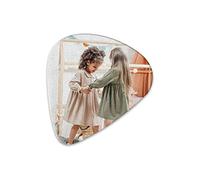 Kaululu Personalizzato Plettri per chitarra con Foto Inciso in legno Personalizzati Regalo per il Chitarrista di compleanno di San Valentino 1.2mm