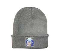 KAUYENL Cappellino Invernale Uomo That Time I Got Reincarnated As a Slime, Berretto Slouchy in Maglia con Stampato, Cappello All'Aperto Invernale Antivento e Spessa(Grey1)