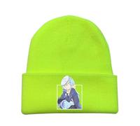 KAUYENL Cappellino Invernale Uomo That Time I Got Reincarnated As a Slime, Berretto Slouchy in Maglia con Stampato, Cappello All'Aperto Invernale Antivento e Spessa(Greener4)