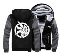 KAUYENL Giacca College Uomo Monst-er Hunt-er, Cappotto con Chiusura Lampo Integrale, Cardigan Patchwork, per Unisex e Adulto(Multicolor 2,S)