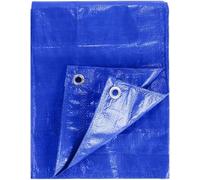 KAV Telone impermeabile per copertura universale per mobili da giardino, campeggio, tetto roulotte, cantiere con occhielli, 120 g/m² - (1,2 x 1,8 cm) M