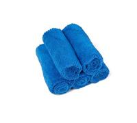 Kavalier Asciugamano In Microfibra Proclean - Ultra Soft Touch - Set Di Panni Premium A Doppio Strato Per La Pulizia Dei Veicoli, 41X41Cm, 365 Gsm - Confezione Da 5 Unità - Blu