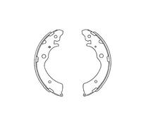 KAVO PARTS KBS-2901 Kit ganasce freni