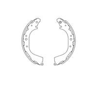 Kavo Parts KBS 7411 Ganascia del freno