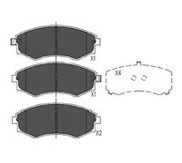 KAVO PARTS KBP-3027 Kit pastiglie freni