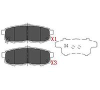 Kavo Parts KBP 4555 bremsklotz