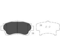 KAVO PARTS KBP-9042 Kit pastiglie freno, Freno a disco per LEXUS,TOYOTA