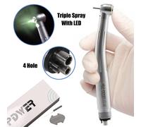 KaVo Style Turbina Dental LED Fiber Optic E-generator Handpiece 4Hole Self-power