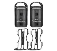 Kavolet 2 pezzi 10 l borsa per forcella da bicicletta, impermeabile con apertura a rotolo, borsa per portapacchi anteriore per bicicletta, per mountain bike e bici da corsa