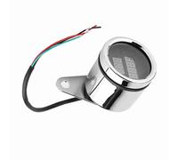 Kavolet 2 su 1 in 1 Tachimetro Contachilometri per Contachilometri per Contanti in Metallo del Tachometro Digitale a LED in Moto con Montaggio Universale, per Misurare la Tensione di